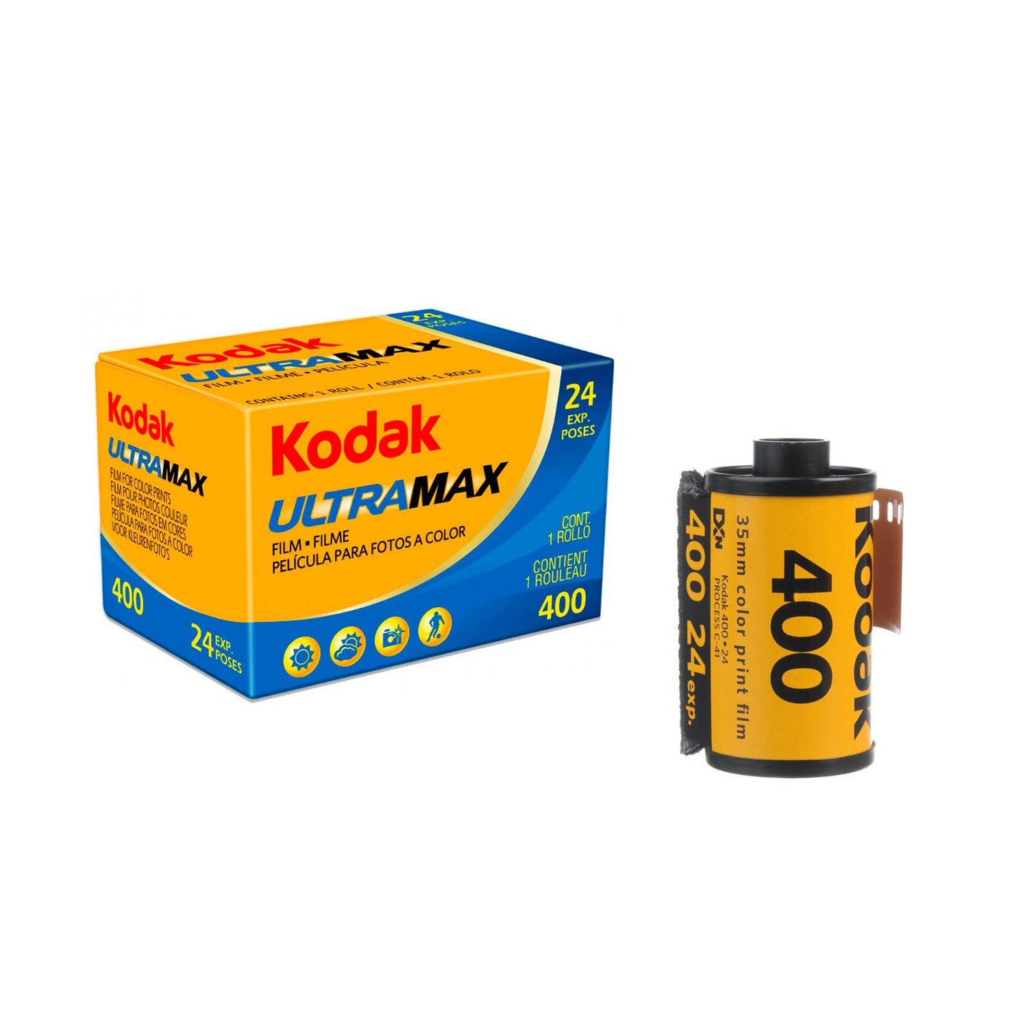 Kodak Ultramax 400 24 exposure colour film